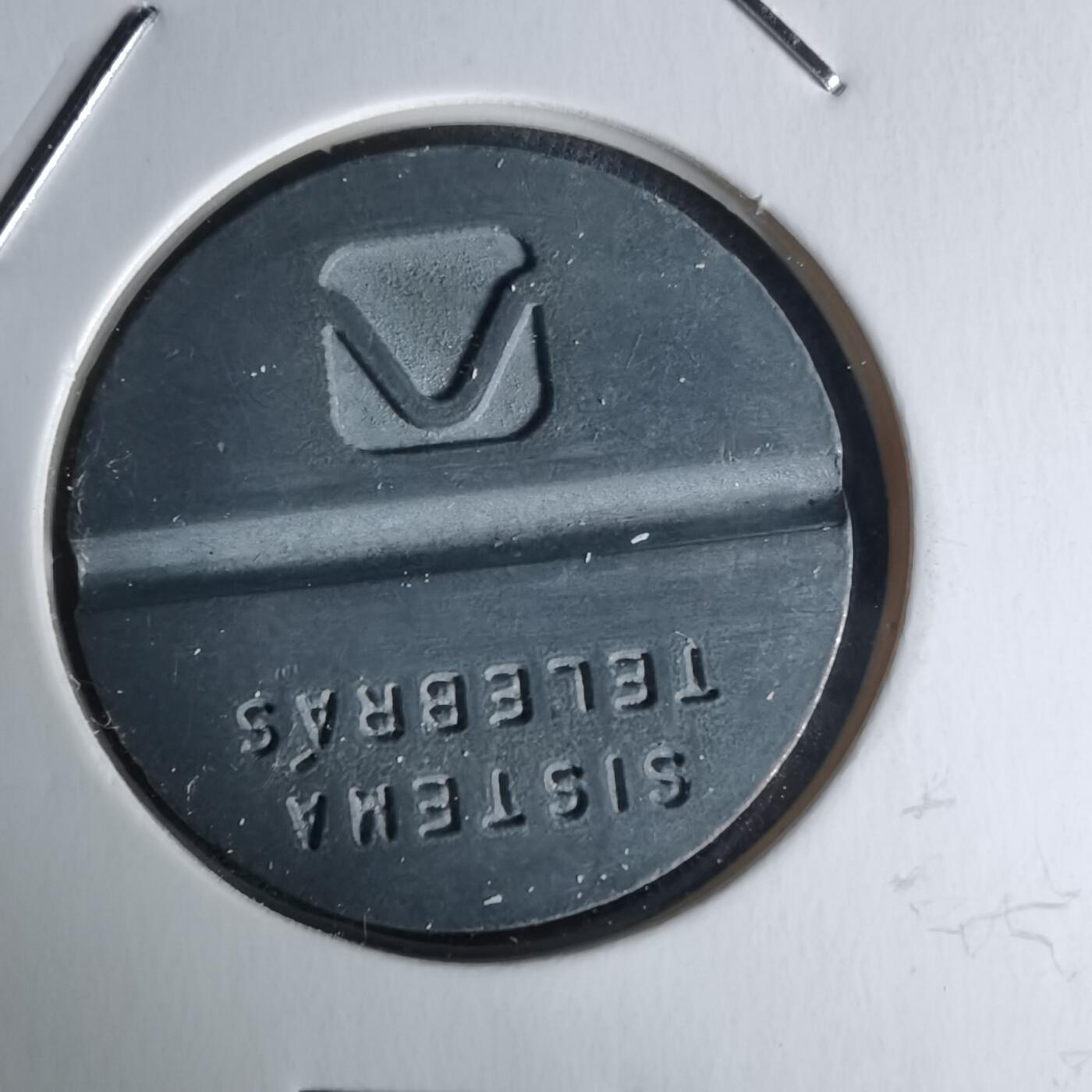 沼泽如烟--第1018场 986年由巴西电信公司 Telebrás 发行、Plastipar 公司生产的公用电话代币