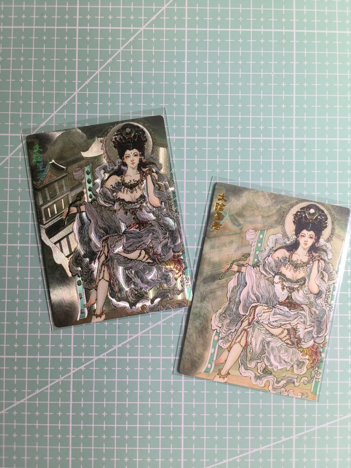 C先生卡牌 第24期  零抽层收拍品，送拍加微私聊 【粗闪+普卡】范特卡《朝花夕拾》太阴星君  双工艺