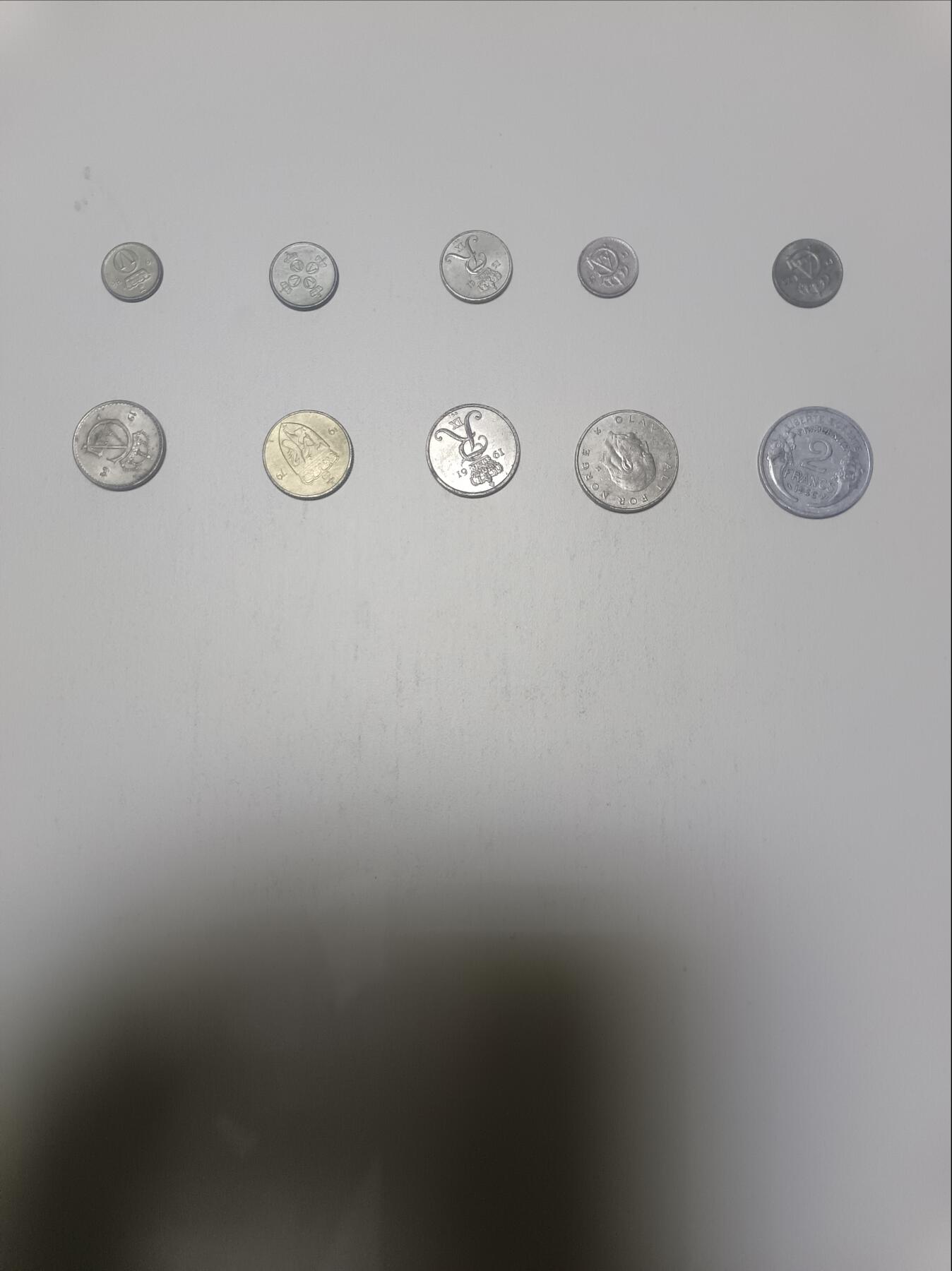 【20260312】非全新纸币和硬币第344场 欧洲国家10枚硬币