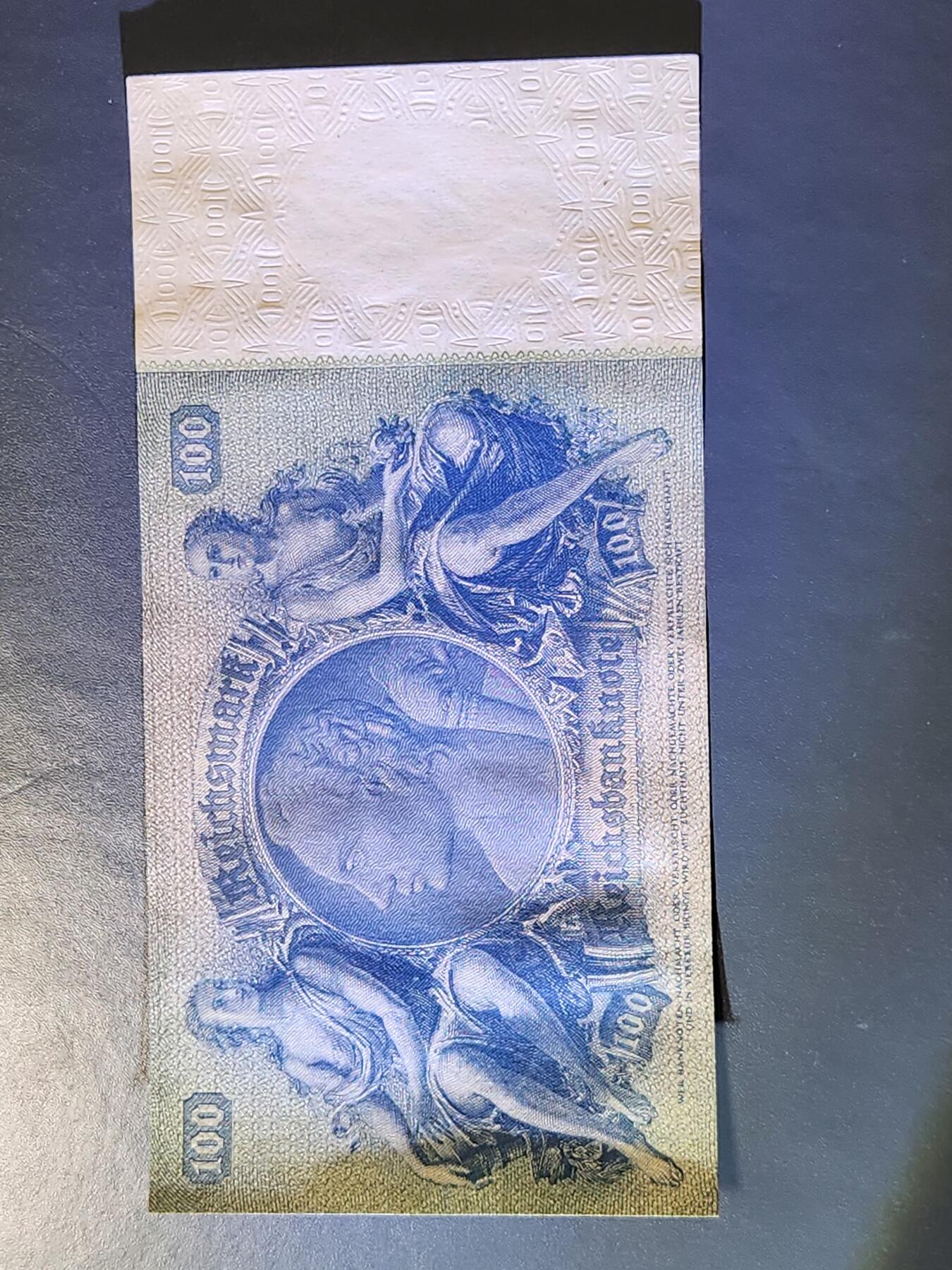 3月10号晚上8点 外国纸币自动截拍第36场 606德国100新品原票