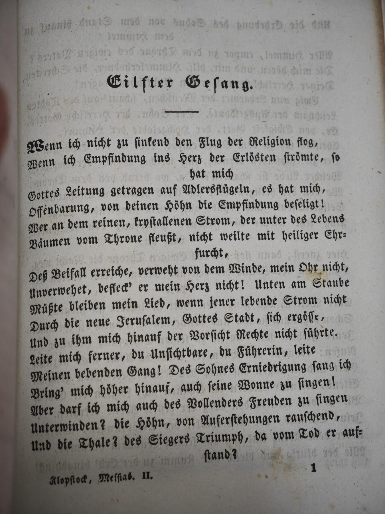 橙子收藏第五期 弗里德里希·戈特利布·克洛普施托克《全集1.2》（1854年版   收藏家签名版  这是一套19世纪德国经典文学珍本，为德国启蒙运动时期伟大诗人弗里德里希·戈特利布·克洛普施托克（Friedrich Gottlieb Klopstock，1724–1803，1854年由莱比锡出版社出版，是研究德国文学与宗教史诗传统的珍贵实物。