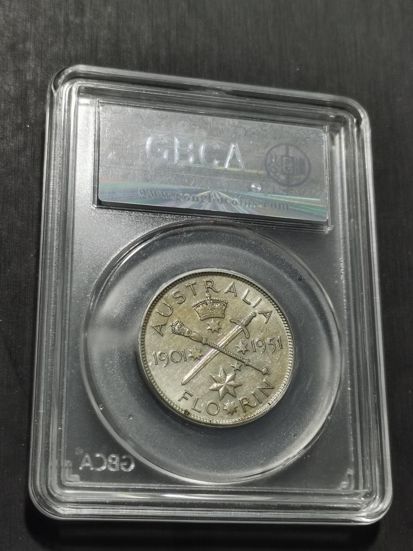 天下钱庄专场欢迎参拍 澳大利亚乔治六世银币