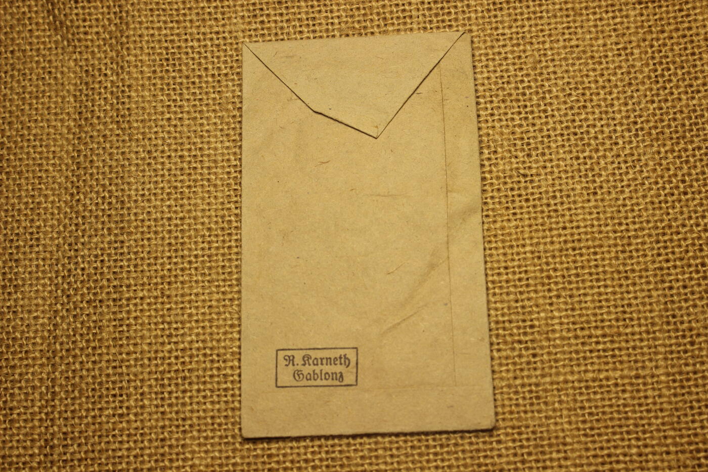 2026.3.14德系主题拍卖 德三普通突击奖章纸袋，库存品相，年代久远纸张略有痕迹