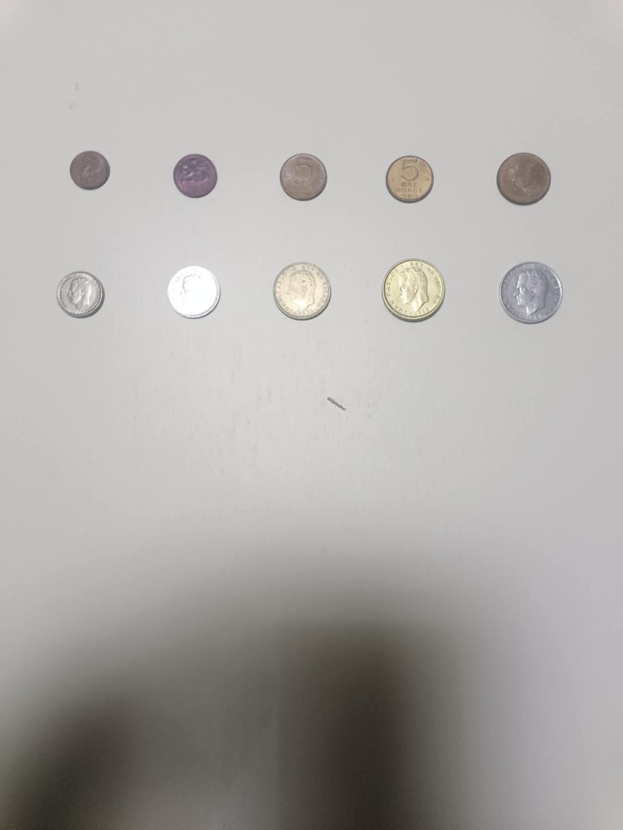 【20260312】非全新纸币和硬币第344场 欧洲国家10枚硬币