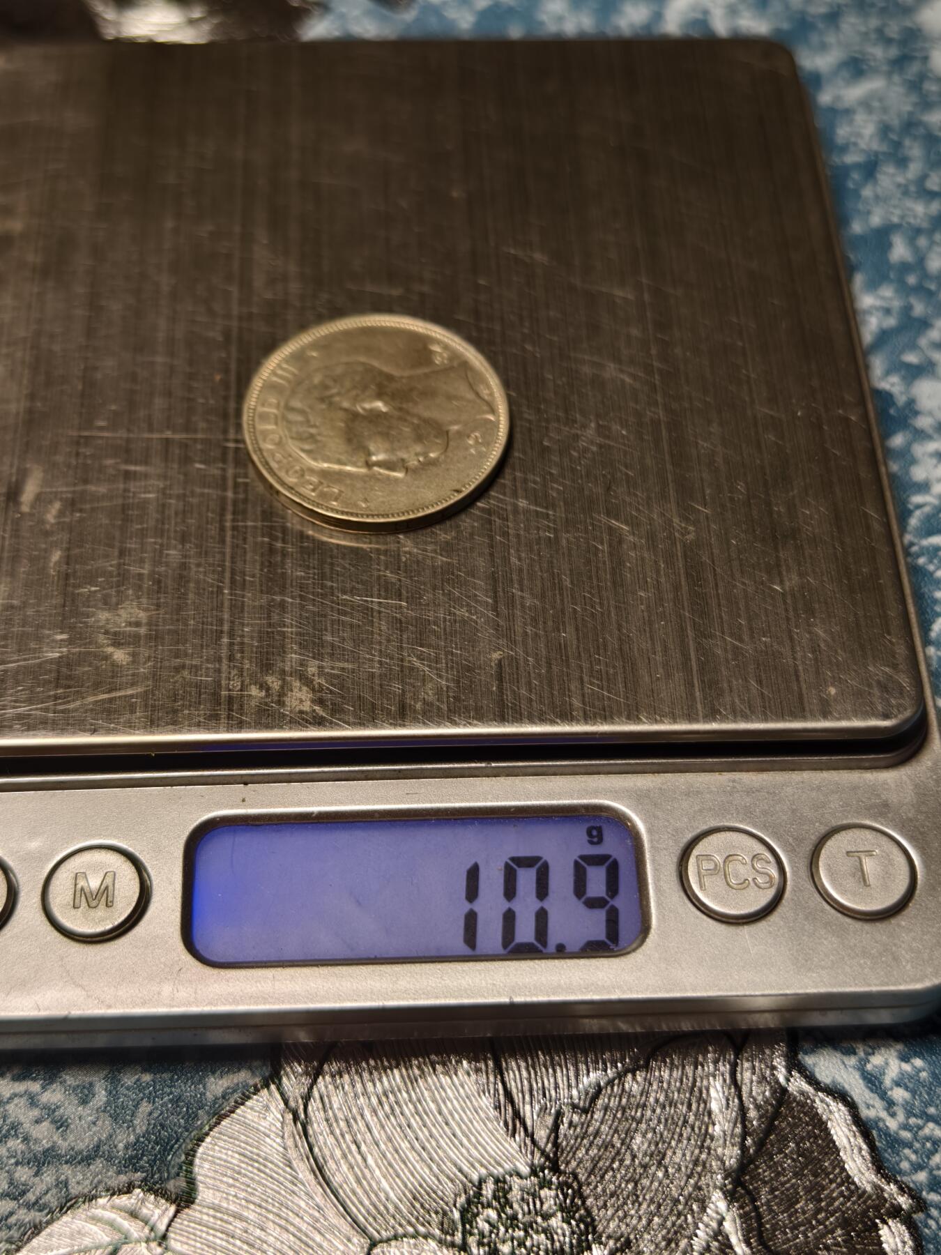 抚柳草堂-第十五期章牌钱币  奖章勋章限时免佣 满百包邮 放漏专场 1934比利时王国阿尔贝一世20法郎银币 重10.9g 美品带底光