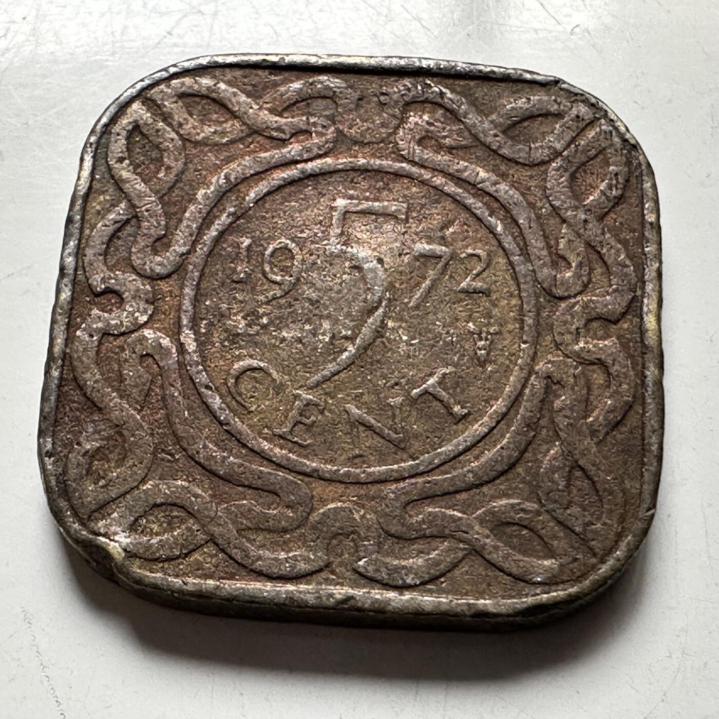 🌹外币初藏🌹🐯2026年第27场   每周二四六晚8️⃣点 接代拍 苏里南1972年五分