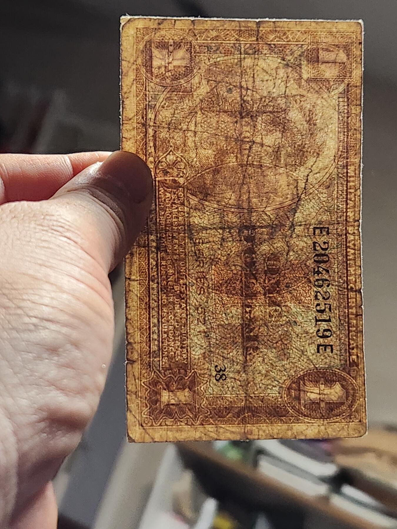 3月10号晚上8点 外国纸币自动截拍第36场 美国军票1元 521系列 原票