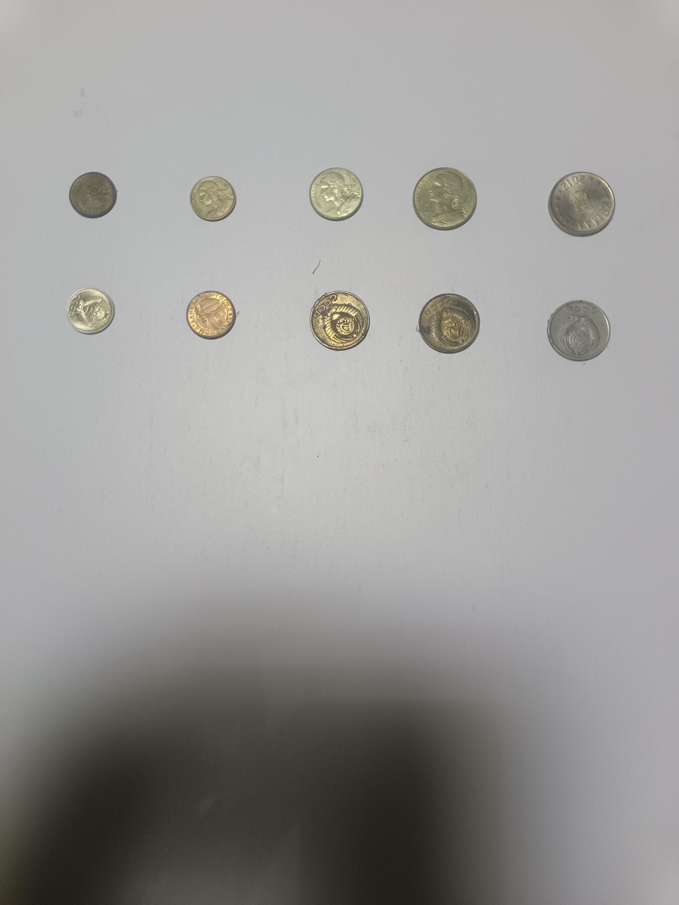 【20260312】非全新纸币和硬币第344场 欧洲国家10枚硬币