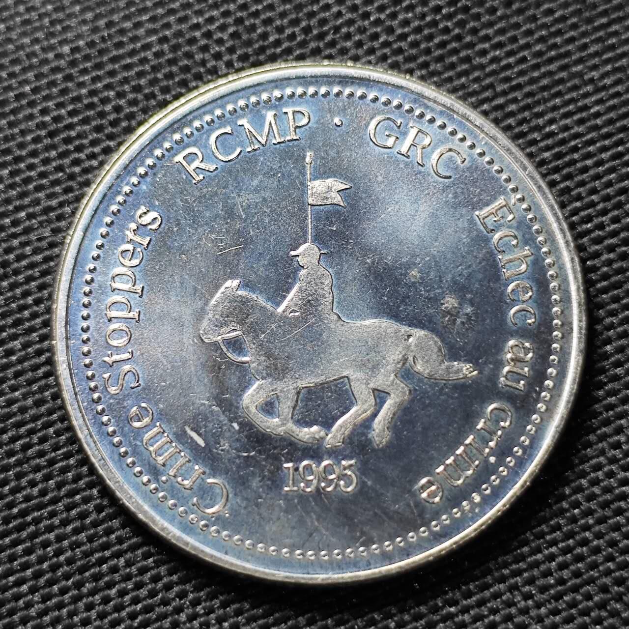 KK钱币收藏小铺   第405期 2月预留时间 周末发货 1995加拿大1元代币