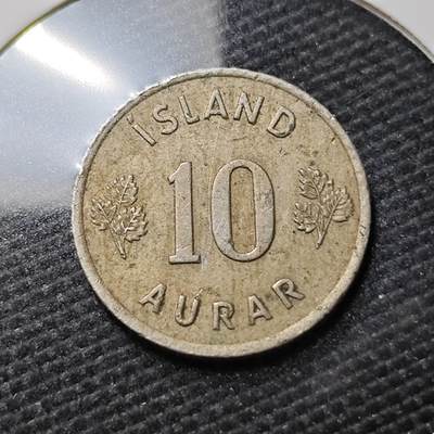 KK钱币收藏小铺   第405期 2月预留时间 周末发货 - 1959冰岛10奥拉 