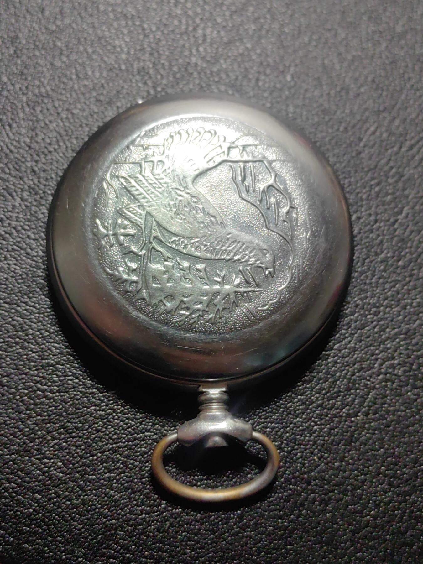 靖甫拍卖第六场 苏联表壳子 刻了铭文