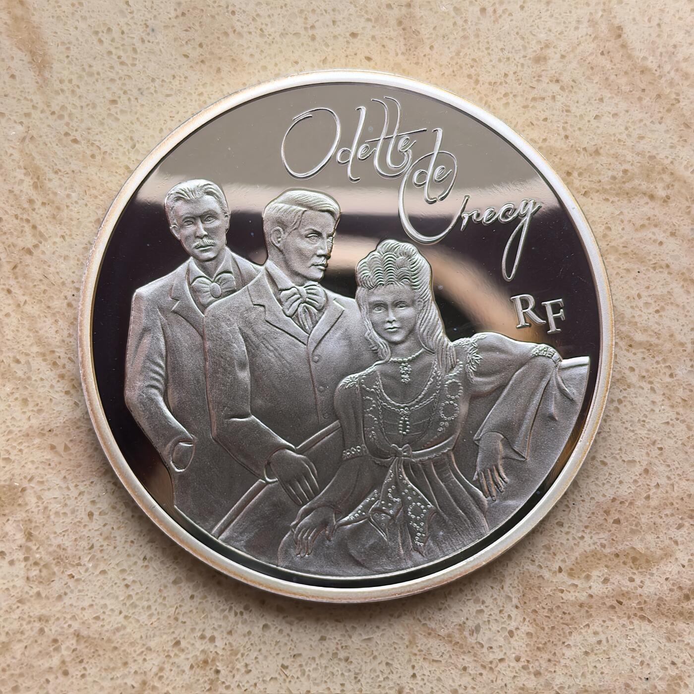 道一币馆币章第一百六十八场 原盒证 法国2013年法国历史文豪-马塞尔·普鲁斯特10欧元精制银币  22.2g 900s 5000