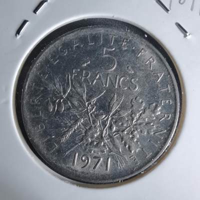 沼泽如烟--第1018场 - 法国1971年5法郎