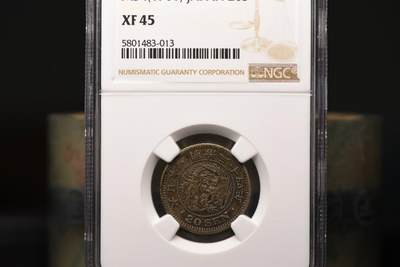 明治三十四年龙二十钱NGCXF45 - 明治三十四年龙二十钱NGCXF45