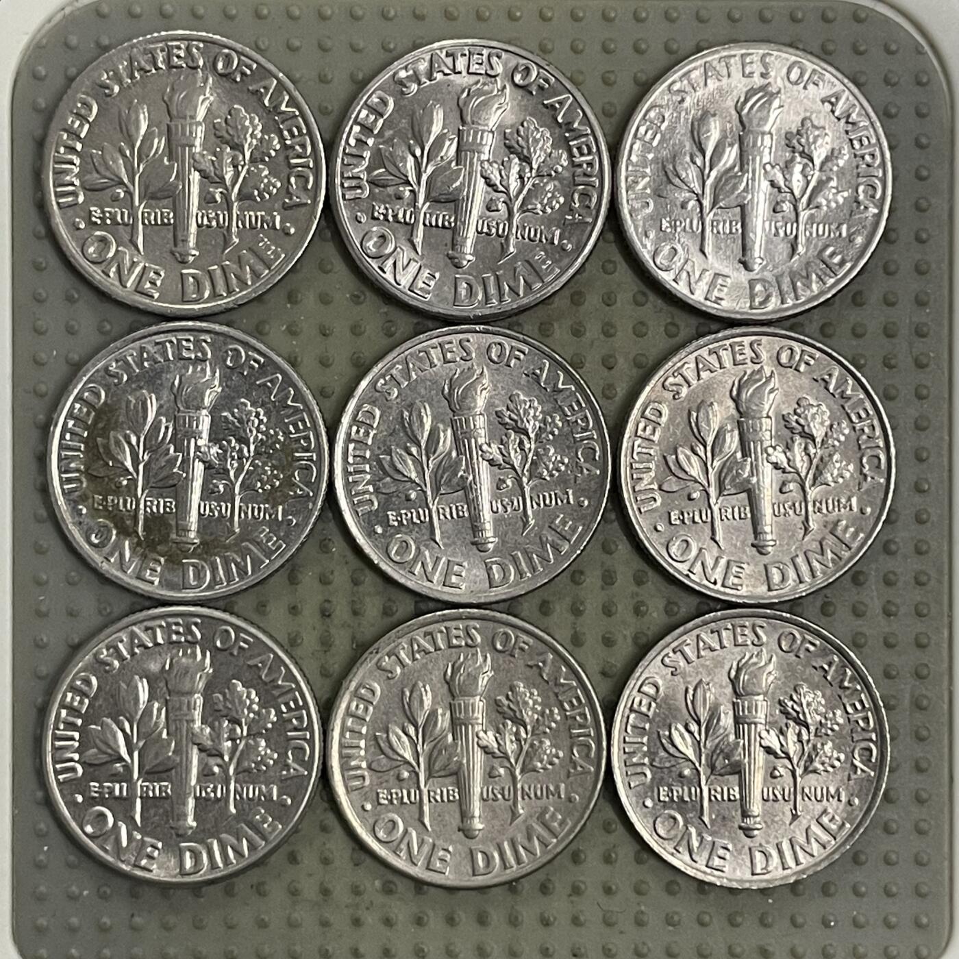 2026年第32场各国散币拍卖（总第182场） 美国10美分9枚