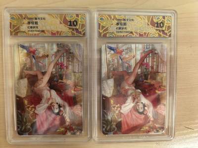 阳大大卡牌拍卖第104期（持续收拍品，周五晚上九点截拍，进群福利早知道） - 【双服饰10P】焱卡文化 刷子 李桂姐 折光双服饰 包含2张10P