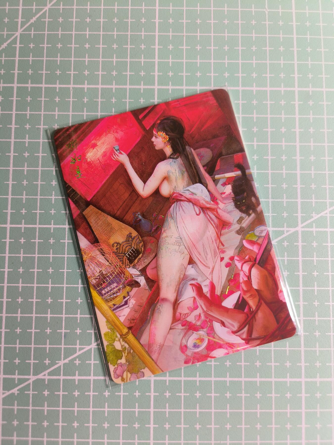 C先生卡牌 第24期  零抽层收拍品，送拍加微私聊 【幻彩普卡】燎原文化×刷子《人间传》柳如是 双服饰