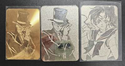 天玑星卡拍第178期《3.16周一截拍》持续收拍收评中 满赠卡需备注 - 江东卡牌 美少女战士 金属卡 三张 自制卡