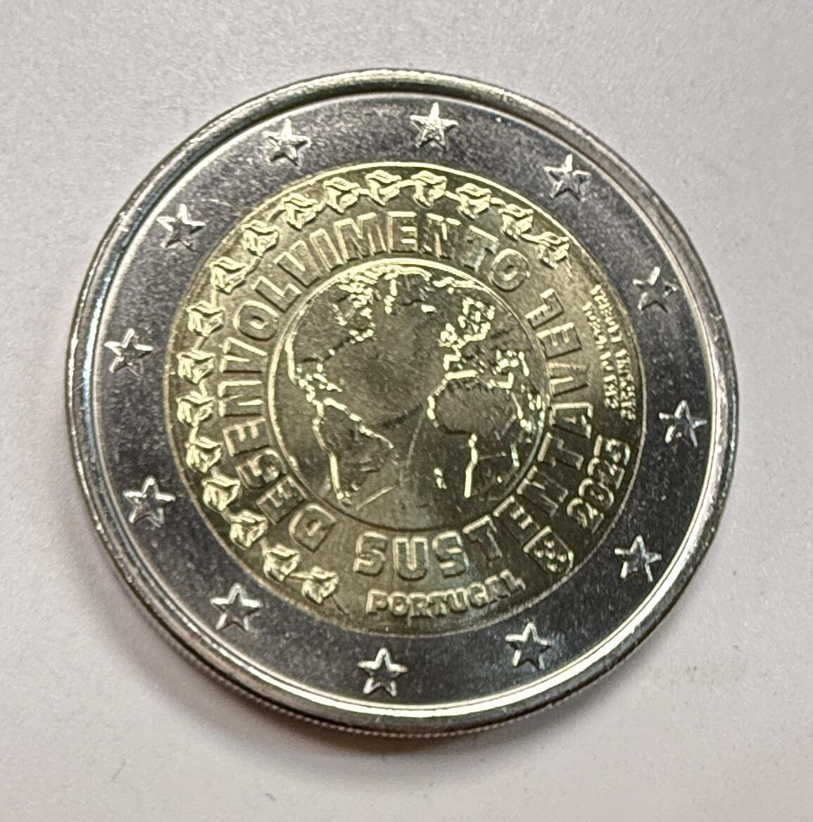 S&S Numismatic世界钱币-拍卖 第122期  葡萄牙2025年 环境可持续发展 2欧元双色纪念币