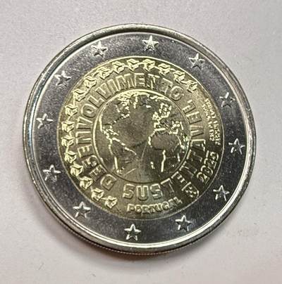 S&S Numismatic世界钱币-拍卖 第122期  - 葡萄牙2025年 环境可持续发展 2欧元双色纪念币
