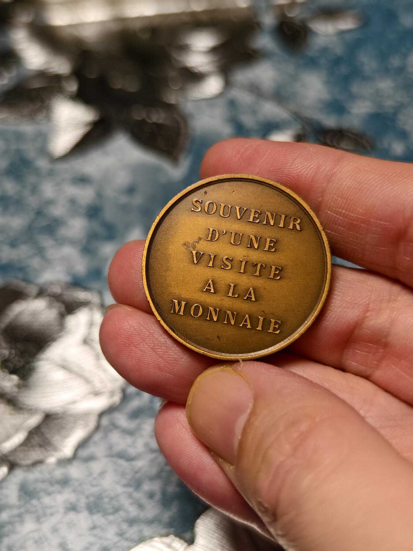 抚柳草堂-第十五期章牌钱币  奖章勋章限时免佣 满百包邮 放漏专场 法国巴黎造币厂铜章 直径32mm  重14.3g