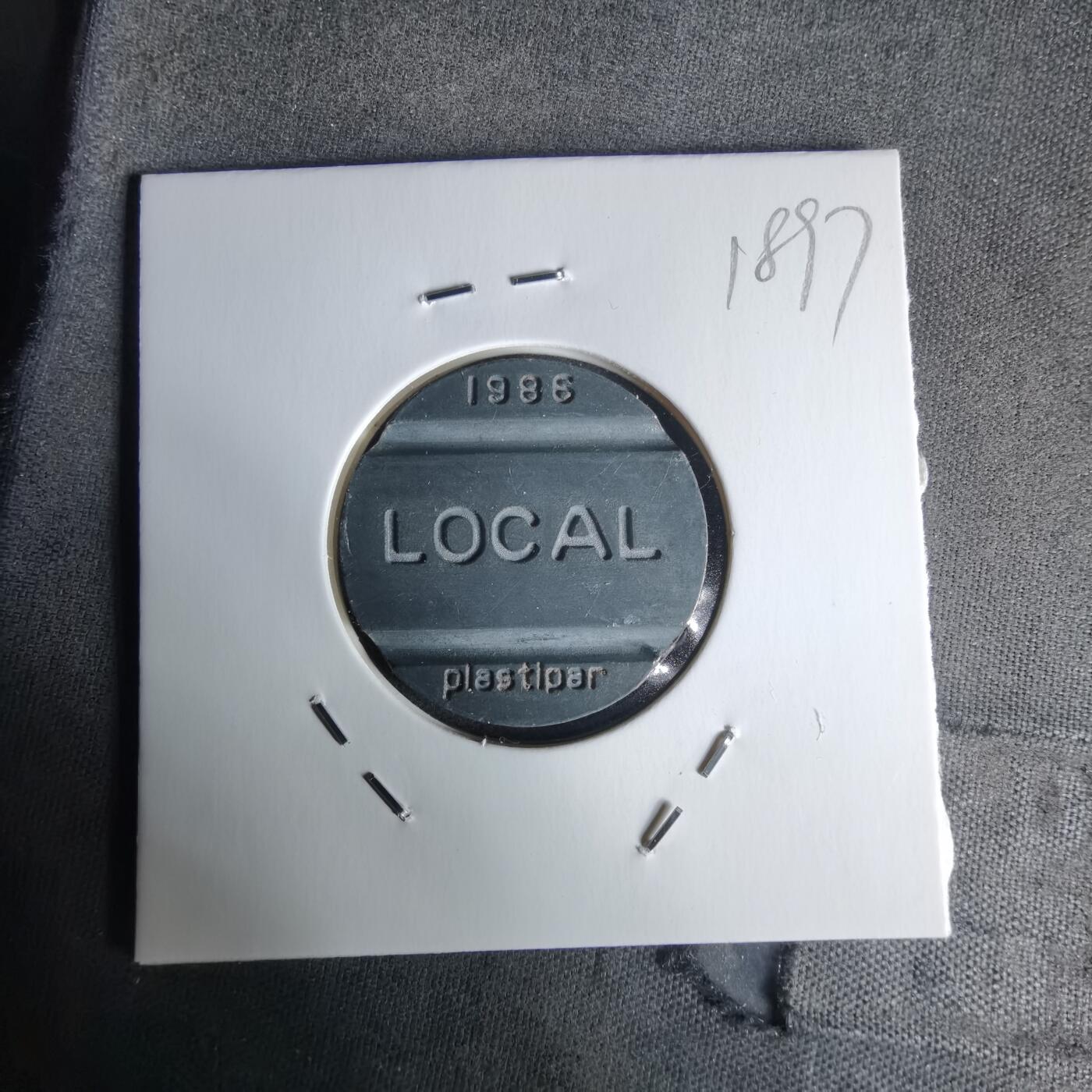 沼泽如烟--第1018场 986年由巴西电信公司 Telebrás 发行、Plastipar 公司生产的公用电话代币