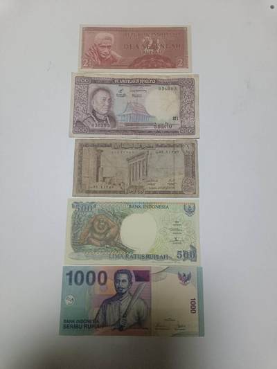 【20260312】非全新纸币和硬币第344场 - 亚洲国家5张纸币