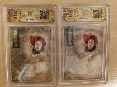 阳大大卡牌拍卖第104期（持续收拍品，周五晚上九点截拍，进群福利早知道） 【双服饰10P】焱卡文化 刷子 天帝少女 折光双服饰 包含2张10P