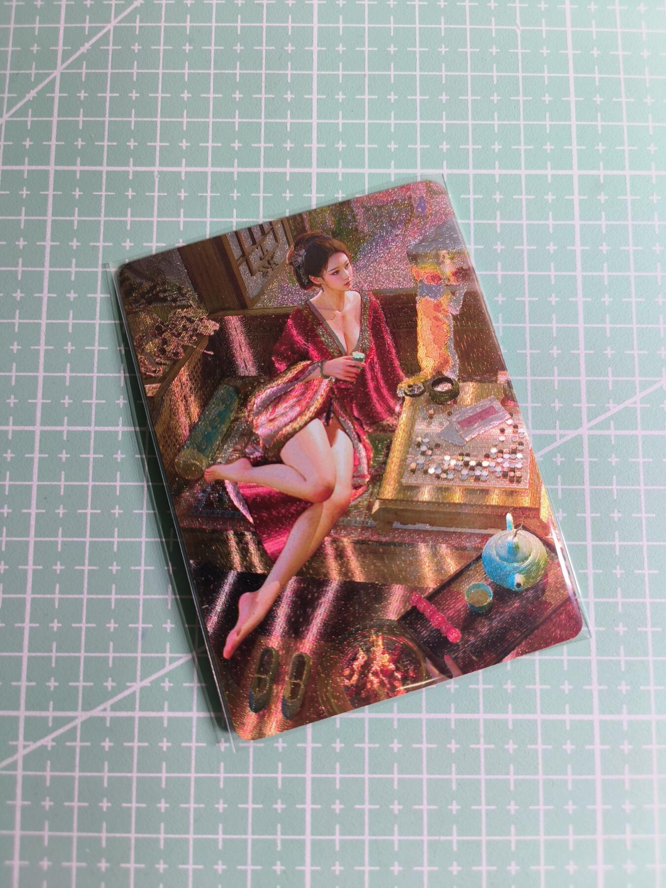 C先生卡牌 第24期  零抽层收拍品，送拍加微私聊 【折光】燎原文化×刷子《人间传》梁红玉 双服饰