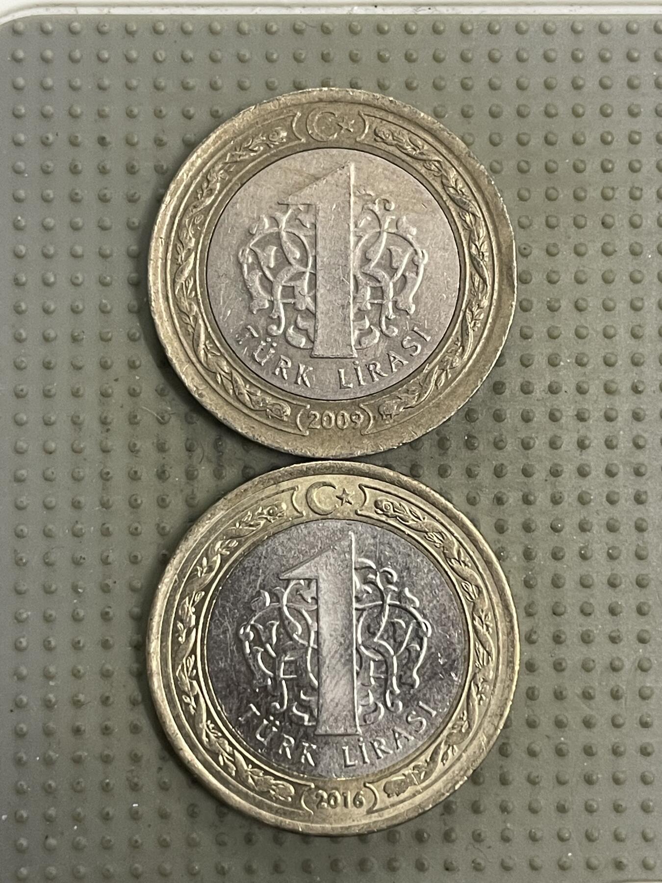 2026年第31场各国散币拍卖（总第181场） 土耳其1里拉2枚