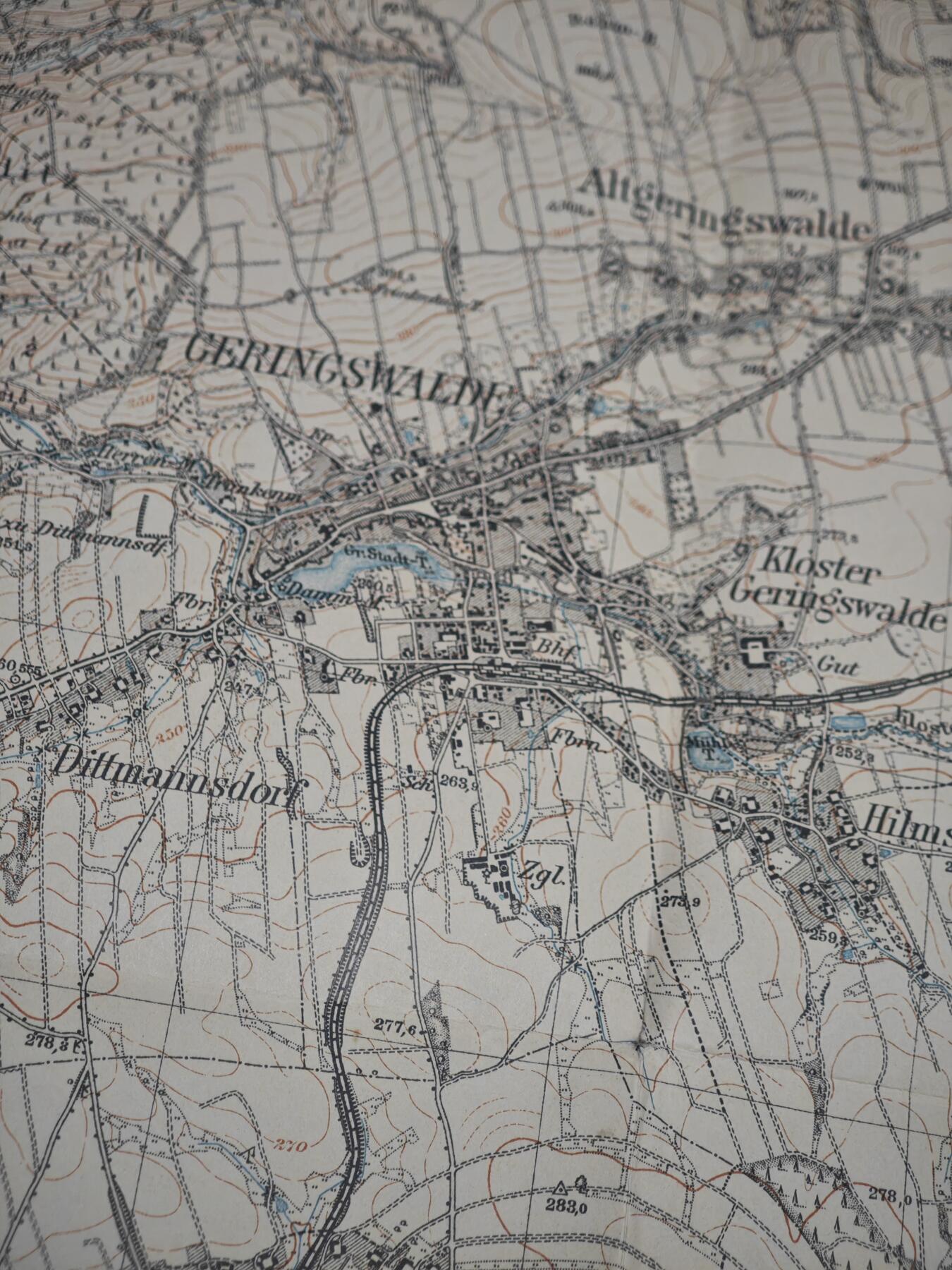 橙子收藏第五期 德意志帝国/魏玛共和国时期萨克森州官方测绘的高精度军用/民用地形图，1913年出版。是研究20世纪初德国中部地理、行政与军事的珍贵实物史料