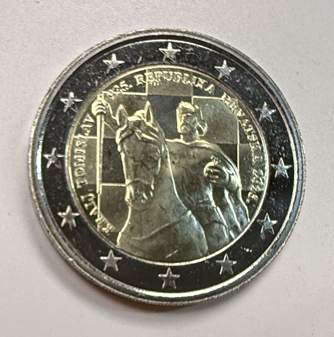 S&S Numismatic世界钱币-拍卖 第122期  克罗地亚2025年 托米斯拉夫国王加冕1100周年 2欧元双色纪念币