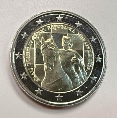 S&S Numismatic世界钱币-拍卖 第122期  - 克罗地亚2025年 托米斯拉夫国王加冕1100周年 2欧元双色纪念币