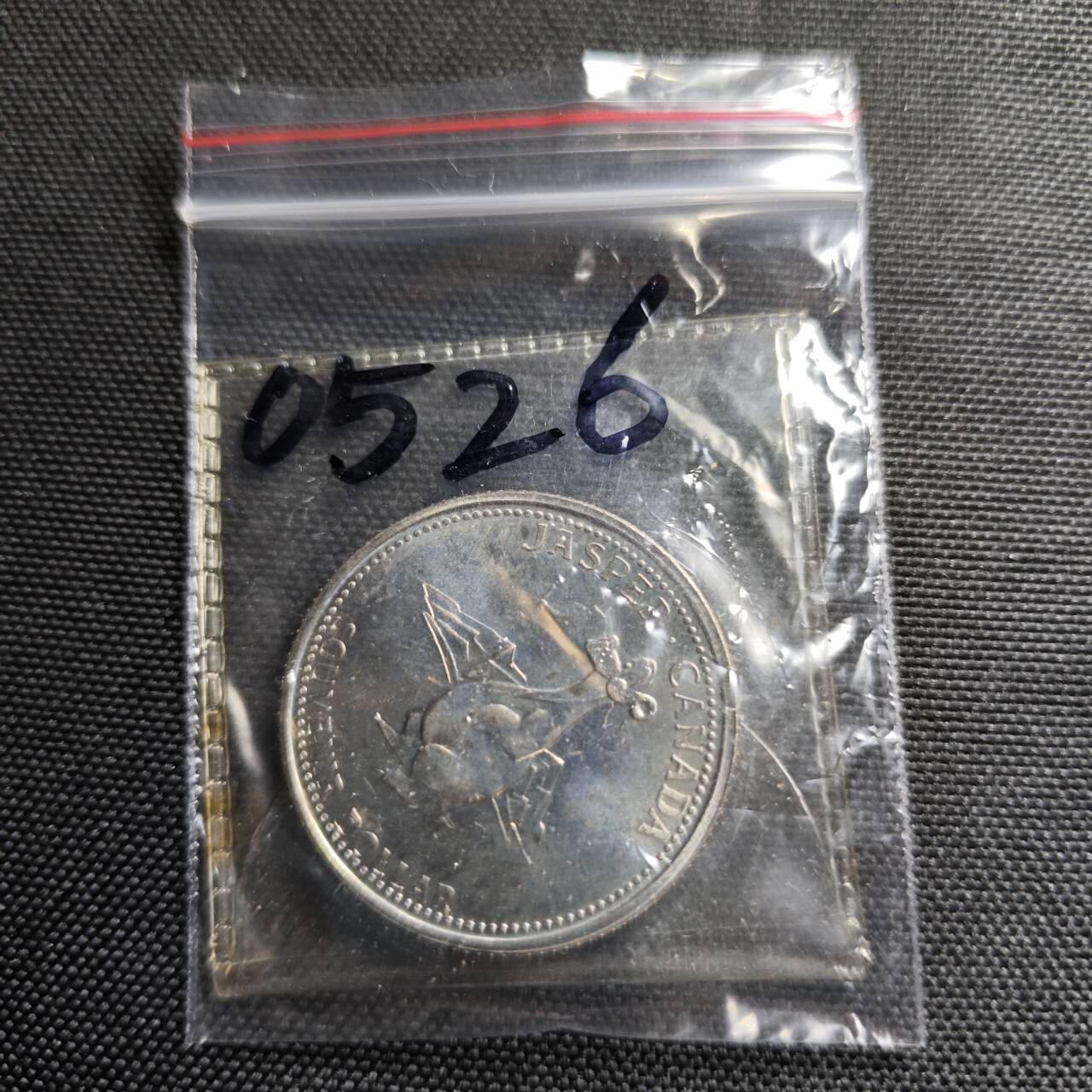 KK钱币收藏小铺   第405期 2月预留时间 周末发货 1995加拿大1元代币