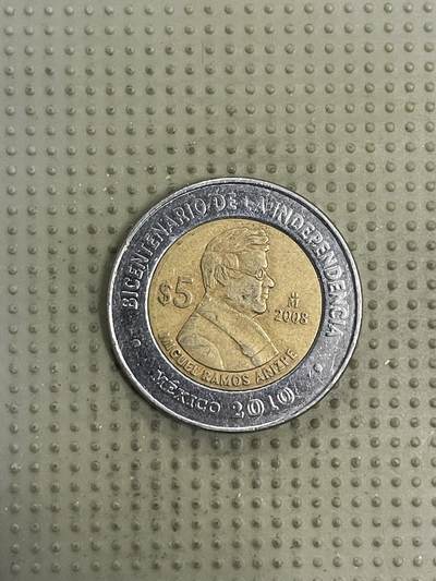 2026年第32场各国散币拍卖（总第182场） - 墨西哥2010年5比索纪念币