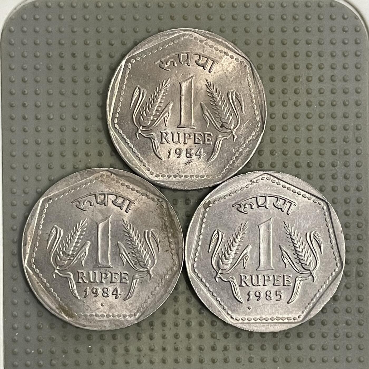 2026年第31场各国散币拍卖（总第181场） 印度1卢比3枚