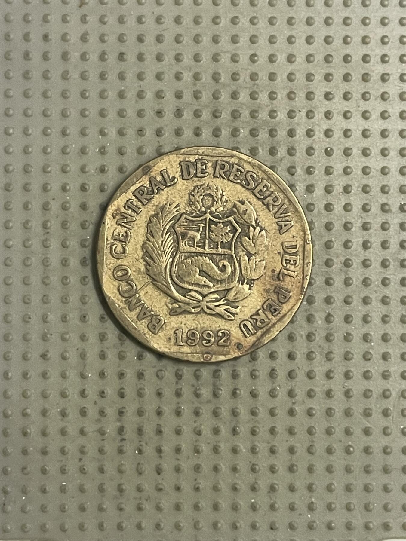 2026年第32场各国散币拍卖（总第182场） 秘鲁1992年20分