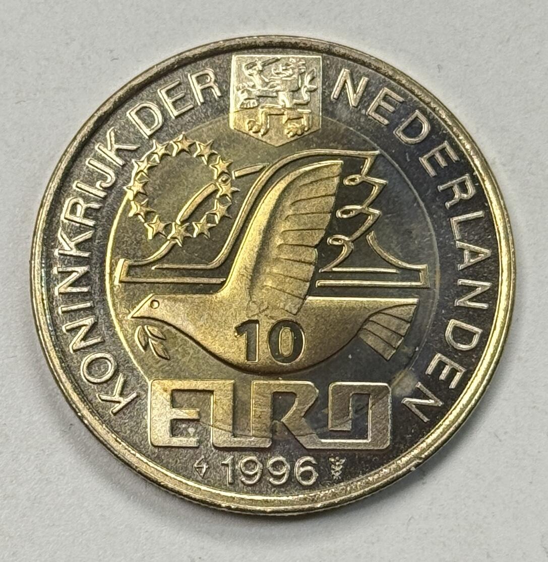 S&S Numismatic世界钱币-拍卖 第122期  样币*荷兰1997年 荷兰航海家威廉·巴伦支 10欧元双色纪念币