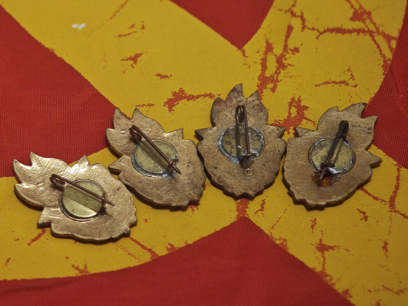 橙子收藏第五期 苏联少年先锋队（ СССР）的三级技能/成就纪念铜制徽章一组，是苏联青少年共产主义教育体系的重要实物见证