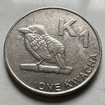 🌹外币初藏🌹🐯2026年第27场   每周二四六晚8️⃣点 接代拍 - 赞比亚 2013年1克瓦查