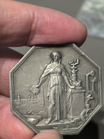 欧洲微章、铜章、银章和银币第三场 - 8角银币21.2克