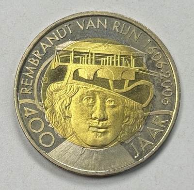 S&S Numismatic世界钱币-拍卖 第122期  - 样币*荷兰206年 伦勃朗·梵·莱茵逝世400周年 2欧元双色纪念币 I