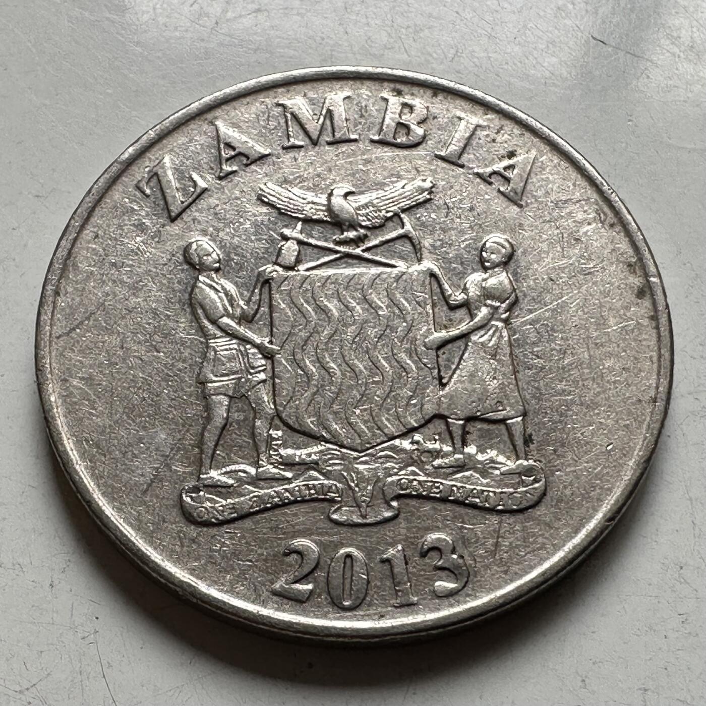 🌹外币初藏🌹🐯2026年第27场   每周二四六晚8️⃣点 接代拍 赞比亚 2013年1克瓦查