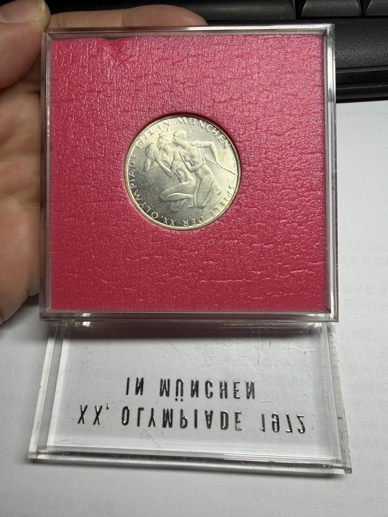 2026年集古藏今外币拍卖第三期-第2场—（总第312拍），可以寄存60天，满160元包邮。 原盒1972年德国银币