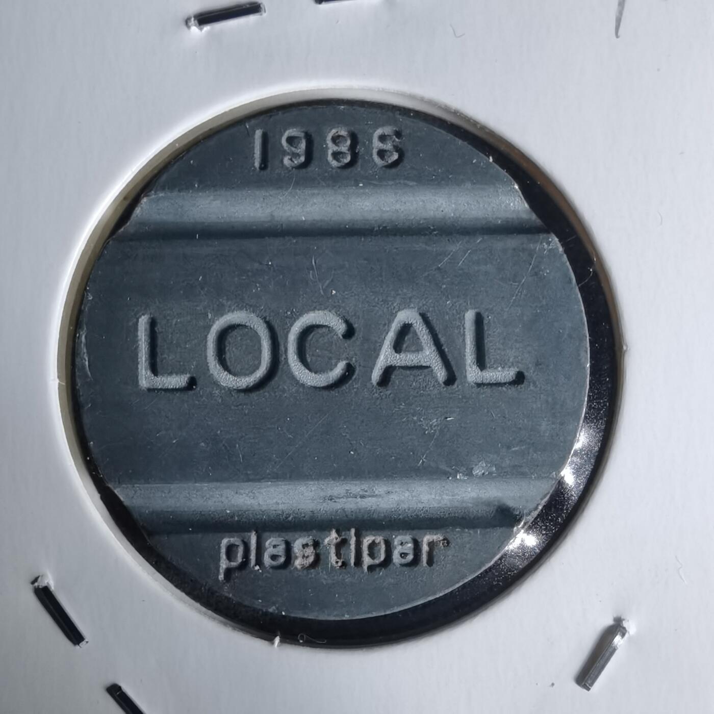 沼泽如烟--第1018场 986年由巴西电信公司 Telebrás 发行、Plastipar 公司生产的公用电话代币