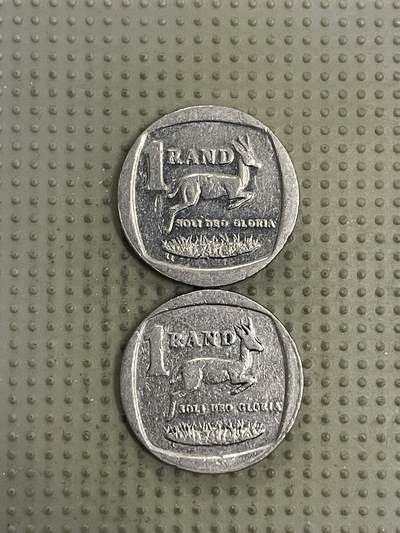 2026年第32场各国散币拍卖（总第182场） - 南非1兰特2枚