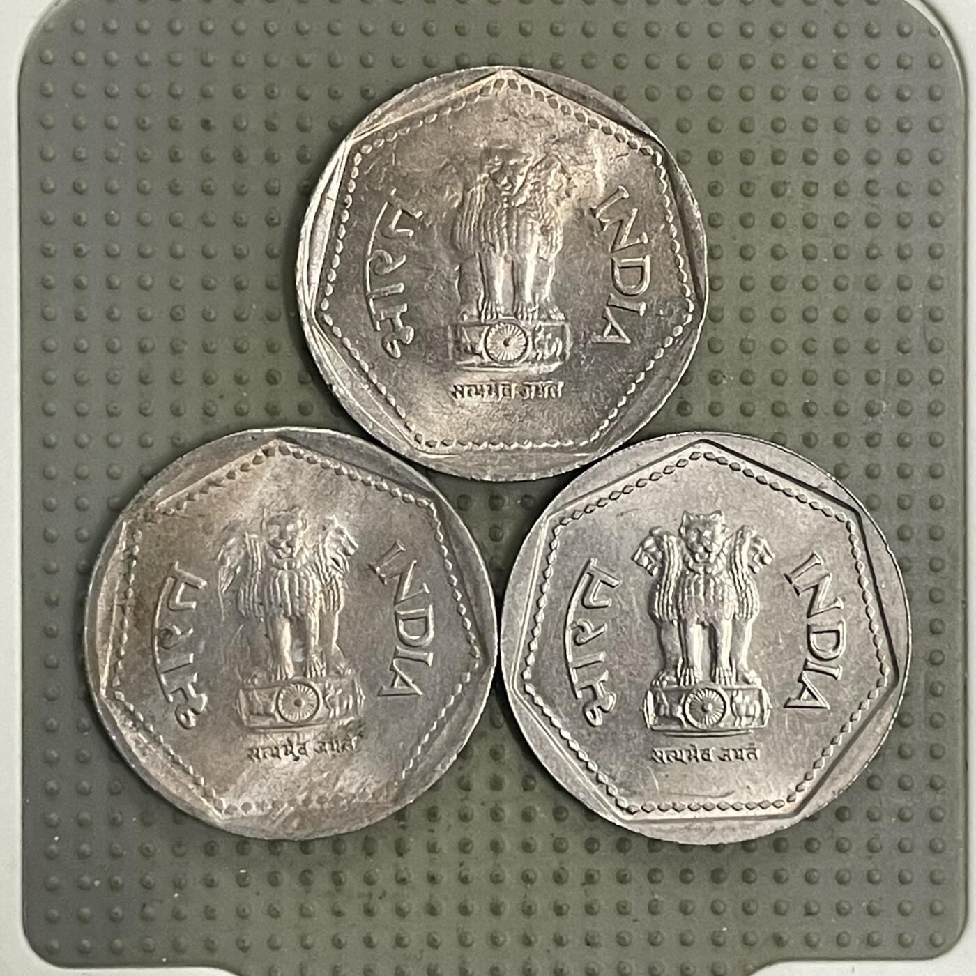 2026年第31场各国散币拍卖（总第181场） 印度1卢比3枚