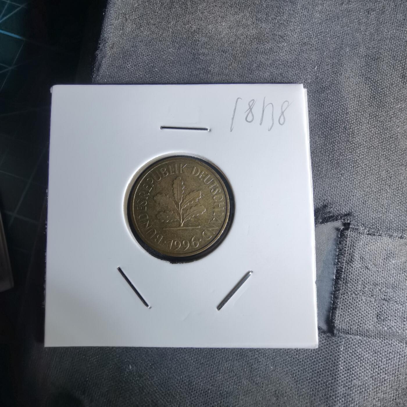 沼泽如烟--第1018场 德国1996年5芬尼