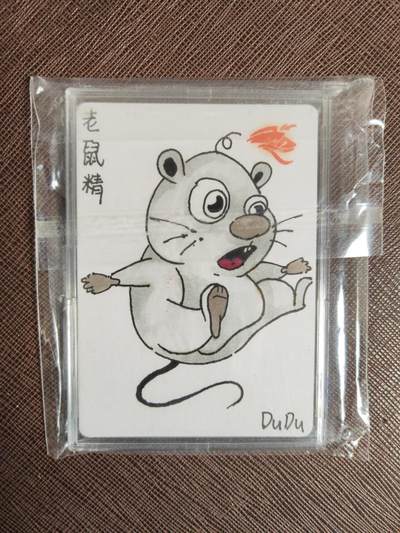 阳大大卡牌拍卖第104期（持续收拍品，周五晚上九点截拍，进群福利早知道） - 【手绘卡】卡联社 DUDU 老鼠精
