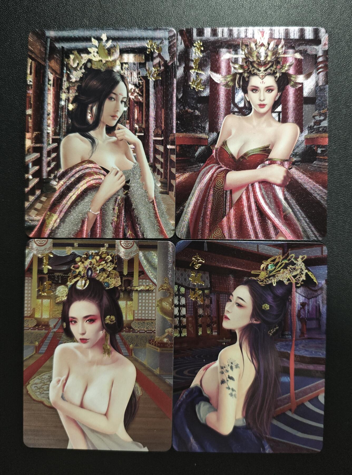 天玑星卡拍第178期《3.16周一截拍》持续收拍收评中 满赠卡需备注 宁缺卡牌 四大艳后 粗闪 四张